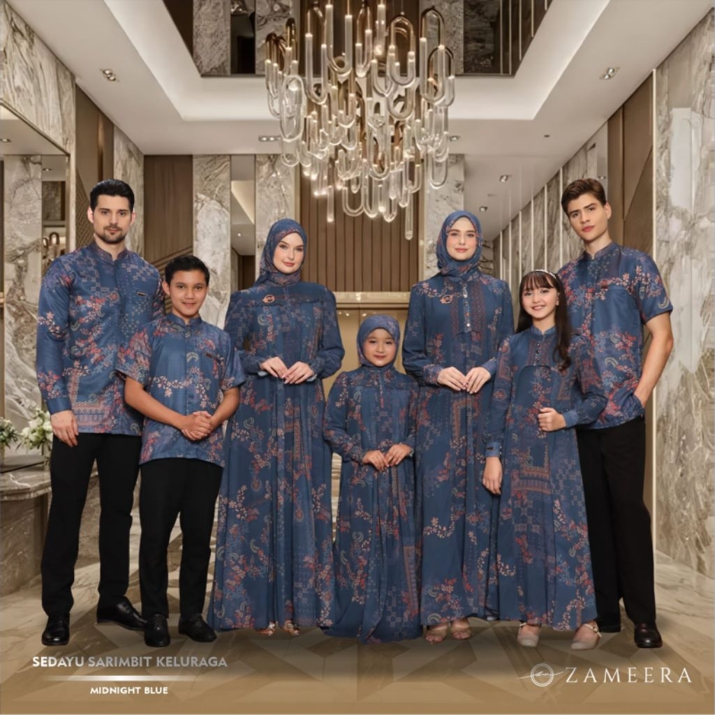 SEDAYU SARIMBIT KELUARGA BY ZAMEERA FASHION MUSLIMAH FAMSET VIRAL 2026 BAJU LEBARAN GAMIS IDUL FITRI