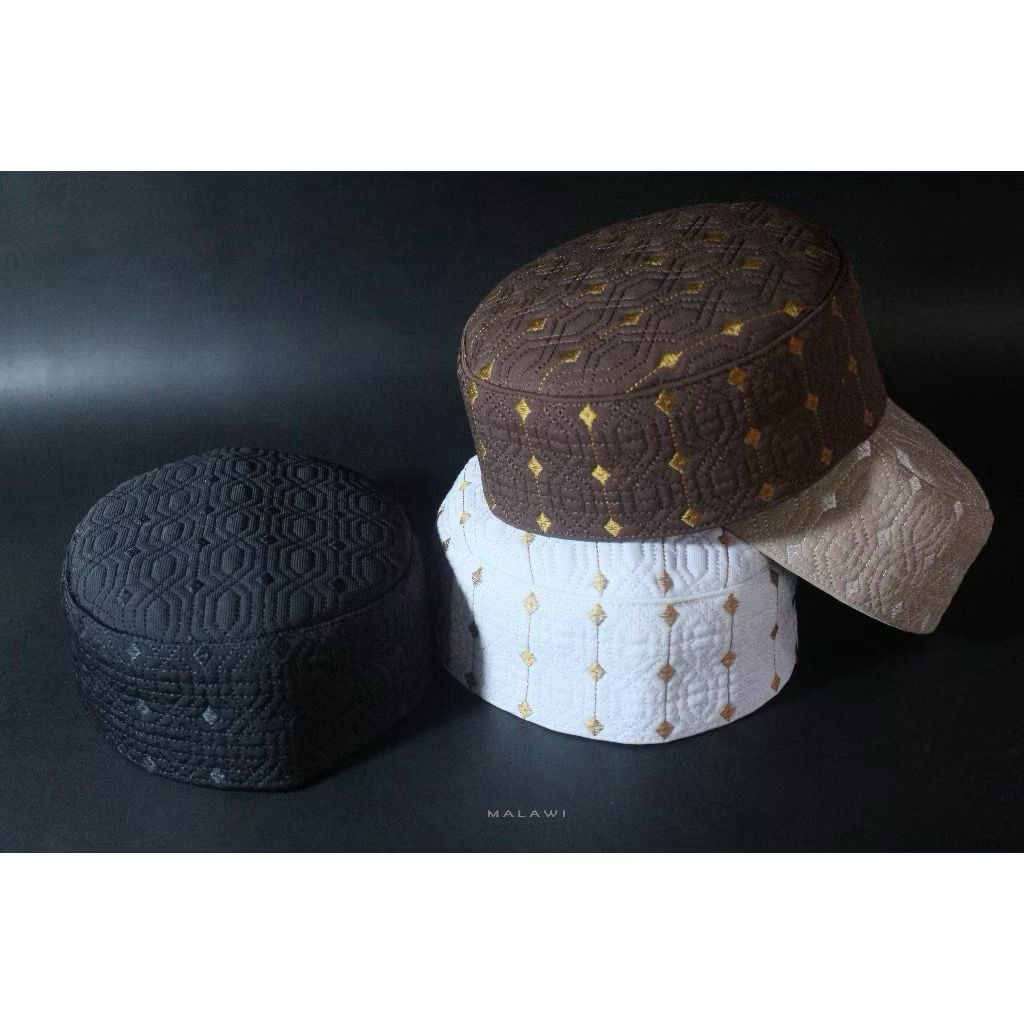 Peci Malawi Motif Bintik.,Peci Termurah.,Peci Viral