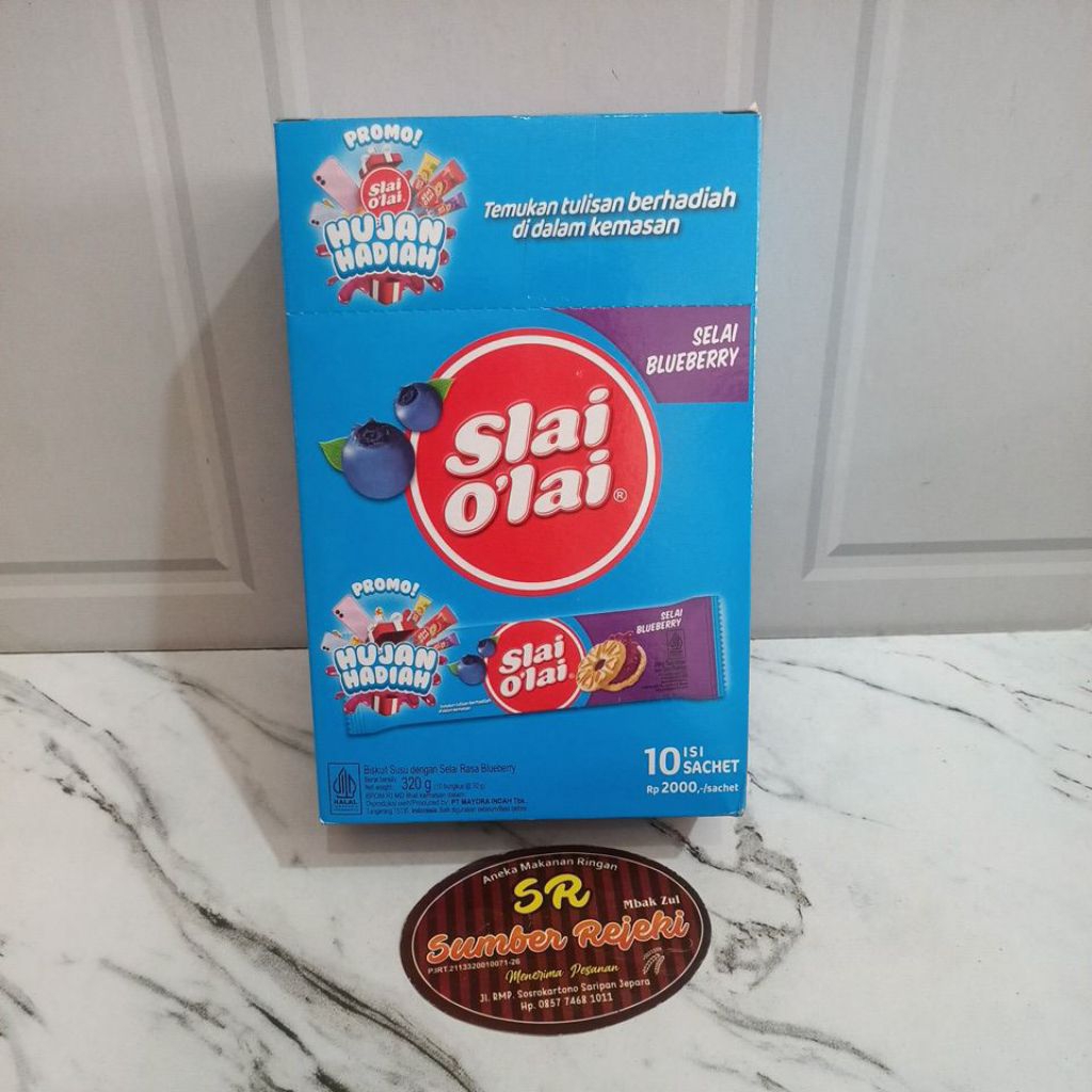 

SLAI O'LAI BISKUIT SUSU DENGAN SELAI BLUEBERRY ISI 10 BUNGKUS