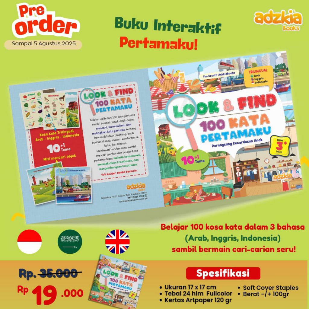 Look and Find 100 Kata Pertama