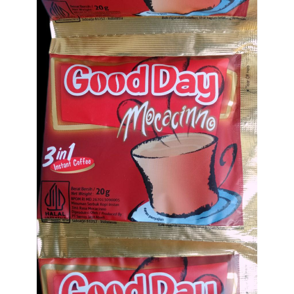 

Good Day Mocacinno isi 10 Sashet