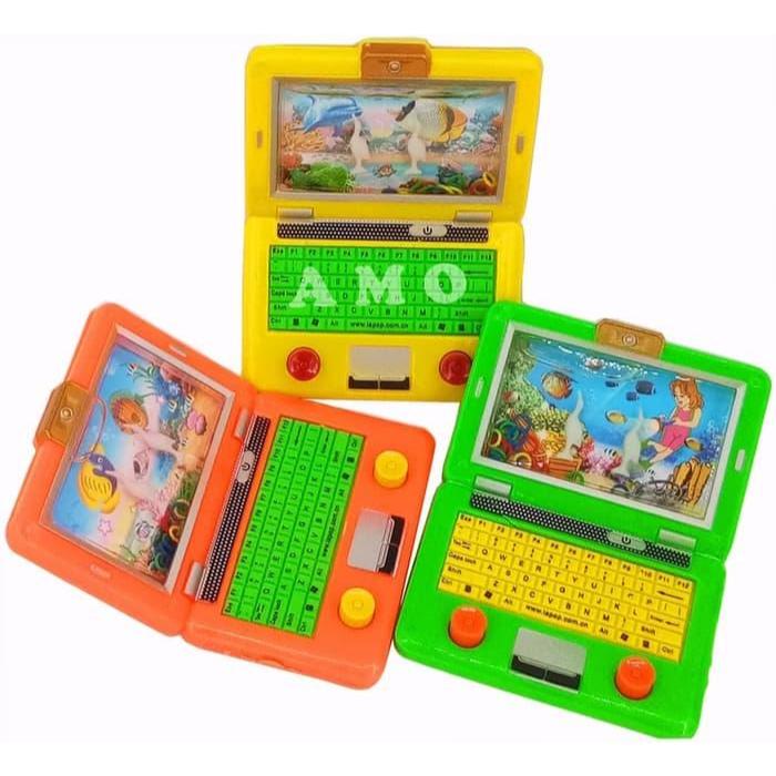PM - GAME AIR LAPTOP 9850 - WATER GAME JADUL / Mainan Game Air Laptop / Mainan Game Air Anak / Maina