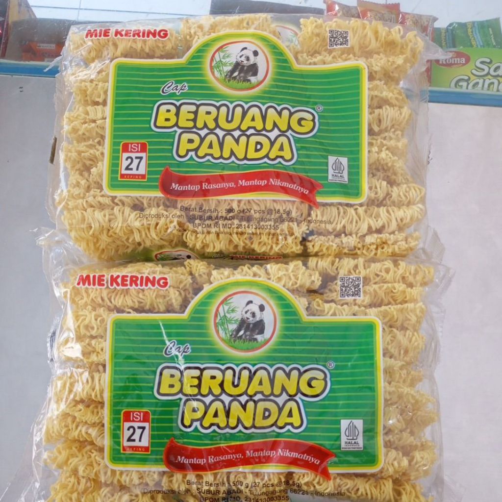 

Mie Kering Beruang Panda 500g