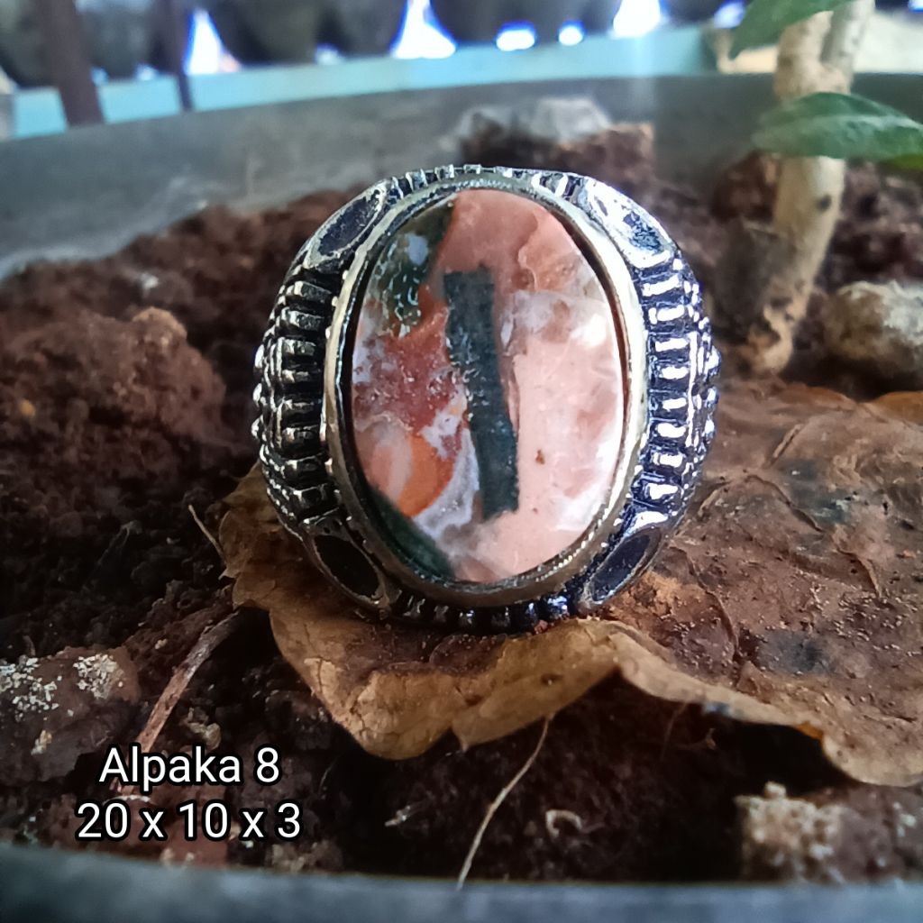 Akik Pancawarna Motif Alif