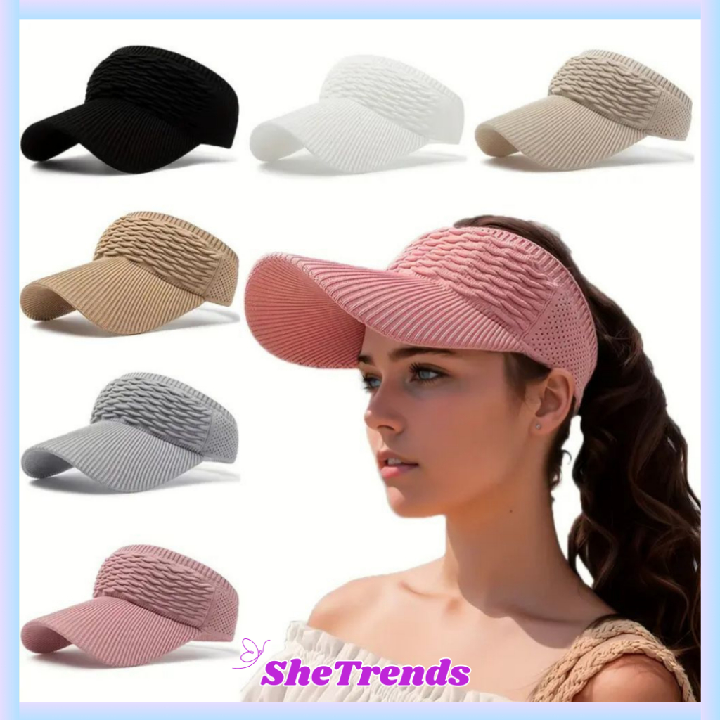 TP950 Topi Olahraga Wanita Senam Summer Baseball Jogging Pantai Korea Fashion Wanita