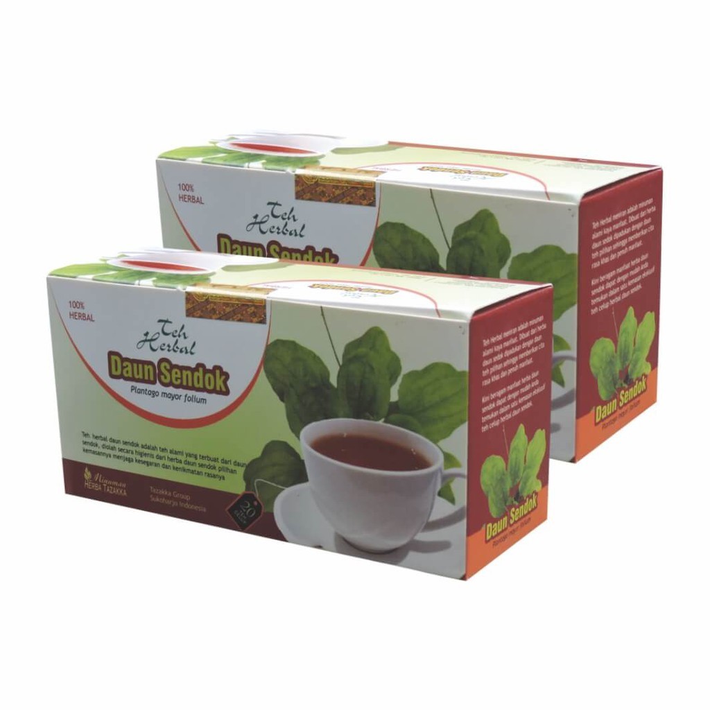 

Minuman Herbal untuk pegel Linu dan Nyeri Sendi Teh Daun Sendok Tazakka isi 20 KAntung teh celup