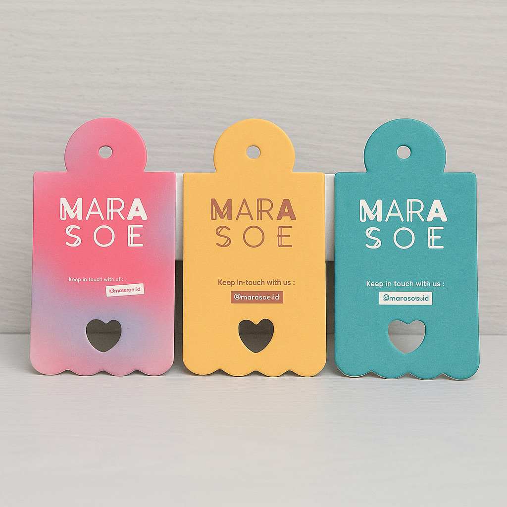 

(FREE DESIGN) Label Baju Hangtag Custom Hangtag Full Color Label Hangtag Tebal