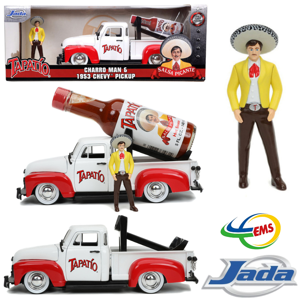31968 - JADA 1/24 1953 Chevy Pickup Truck with Charro Man figure, Tapatio