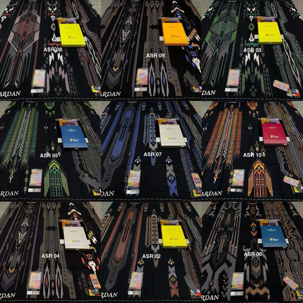 SARUNG ARDAN NEW STAR RAYON  GOLD SILVER