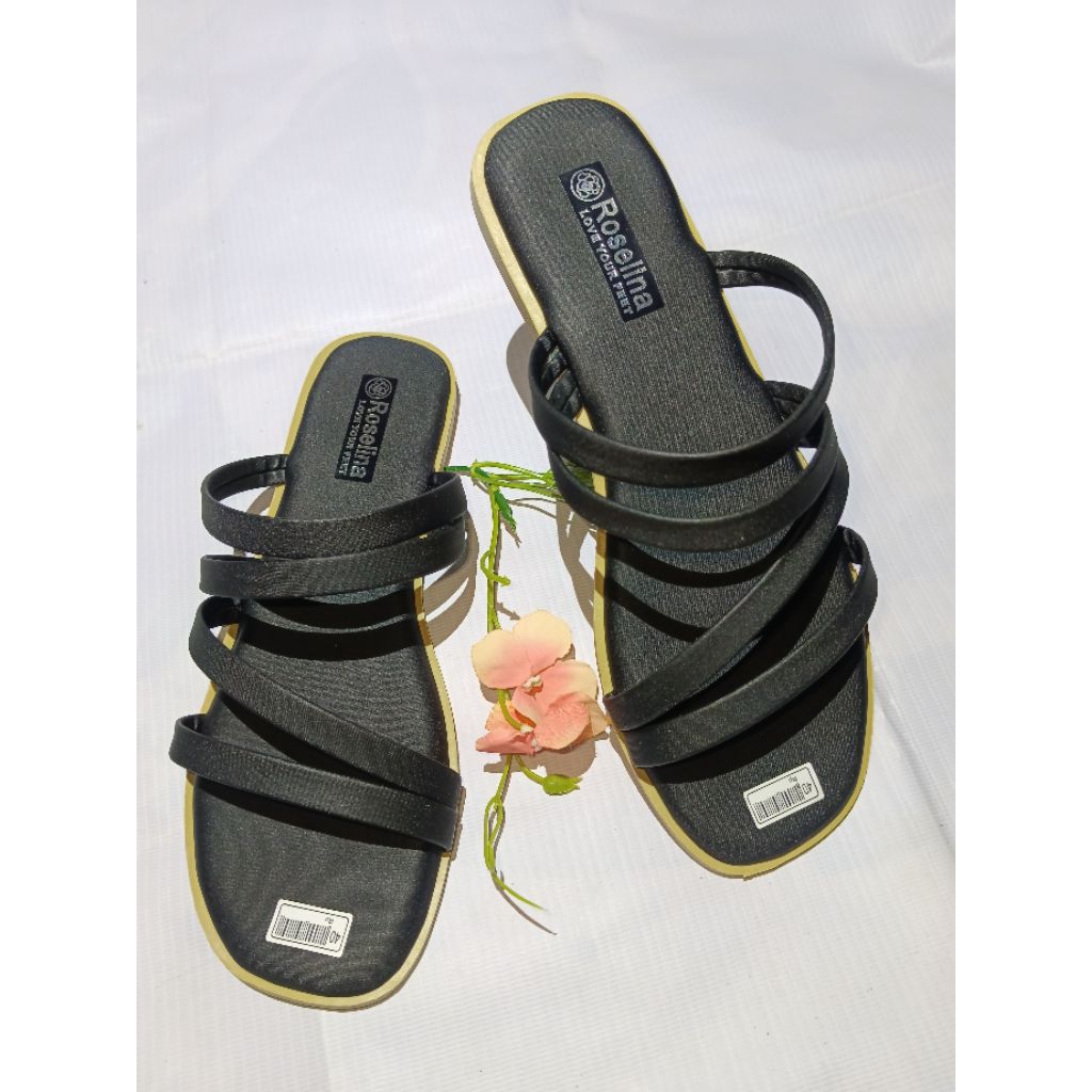 Sendal teplek wanita flatshoes empuk