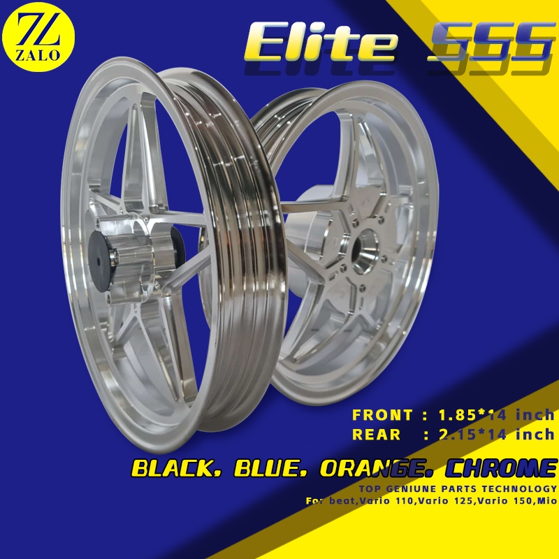 Elite555 COD cnc velg ring 14 , Racing velg alloy sepeda for honda beat / scoopy / vario / mio sport