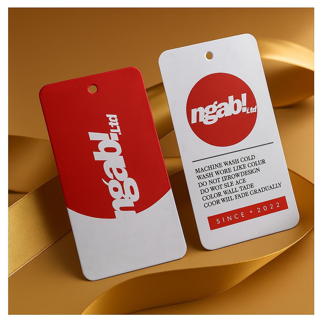 

Free design !!! hang tag tebal, label hang tag, label baju,label distro, label pakaian/label tag premium 700gsm