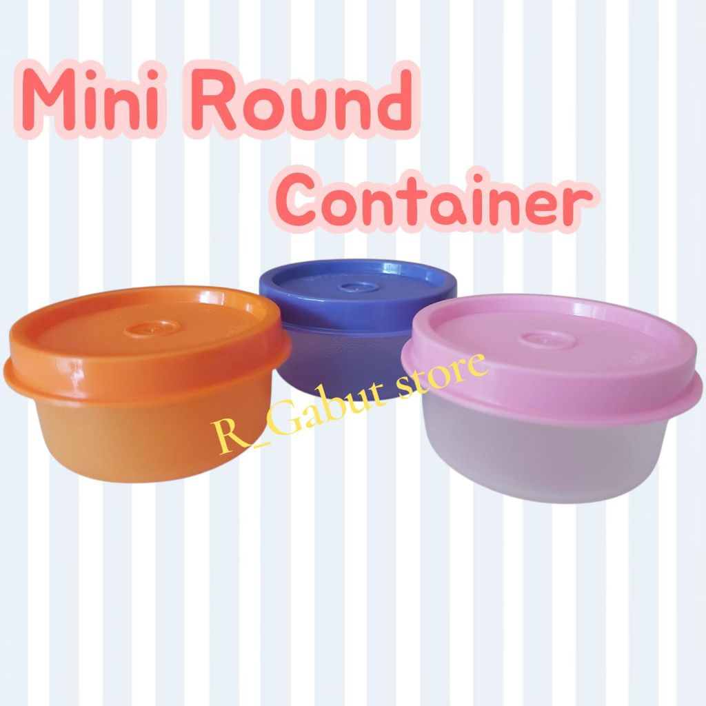 Mini Round container Tupperware