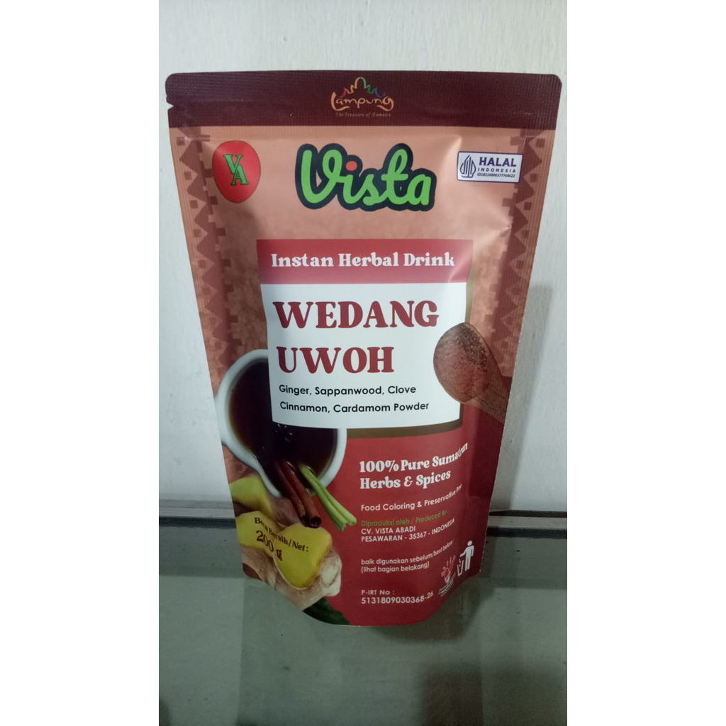 

Wedang Uwoh (Instan Herbal Drink)/Ginger, Sappanwood, Clove, Cinnamon, Cardamom Powder