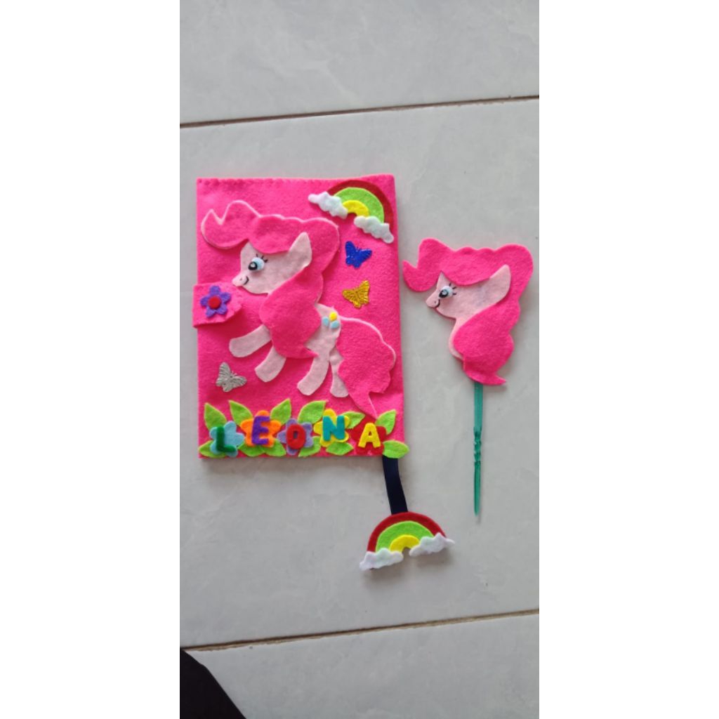 

sampul iqra flanel kuda poni pinkie pie tanpa mika