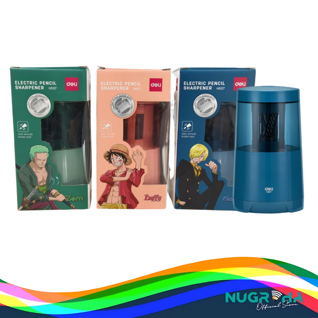 

Rautan Elektrik / Rautan Meja One Piece H507 Pencil Sharpener / Pisau Terbuat Dari Bahan Besi Stainless/rautan pensil putar Anime Luffy Zoro Sanji