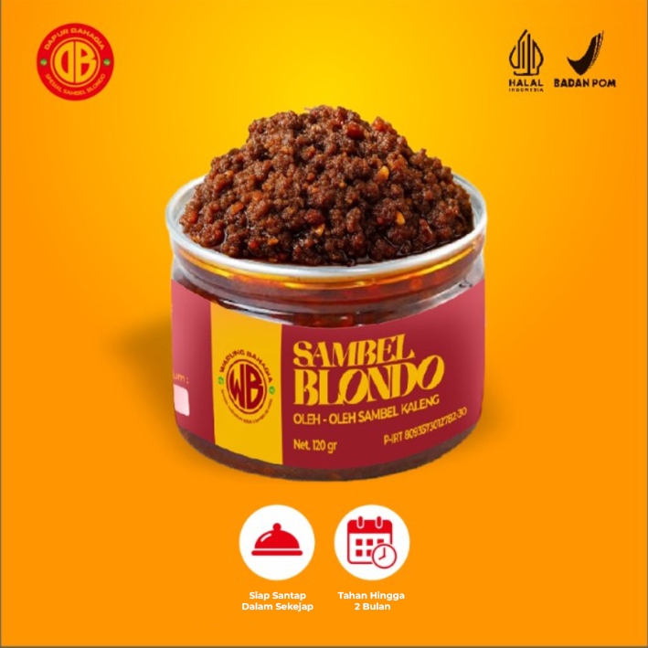 

Sambel Blondo Kemasan Kaleng Praktis 120 Gr