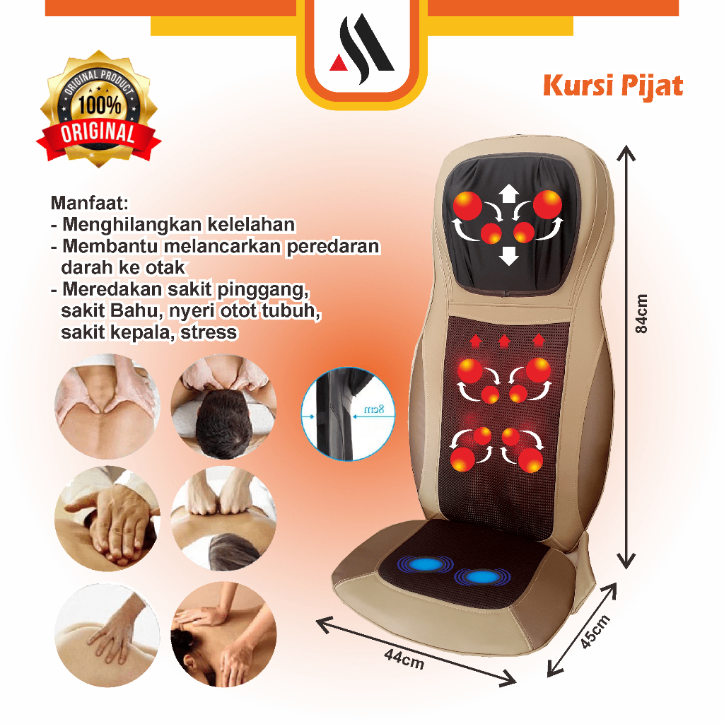 KURSI PIJAT MOBIL KURSI PIJAT KANTOR KURSI PIJAT PORTABLE KURSI PIJAT ADVANCE NEO