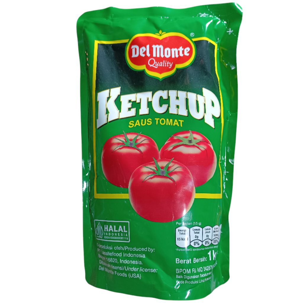 

Saus Tomat Del Monte Ketchup Tomato 1kg Saos Delmonte 1000gr