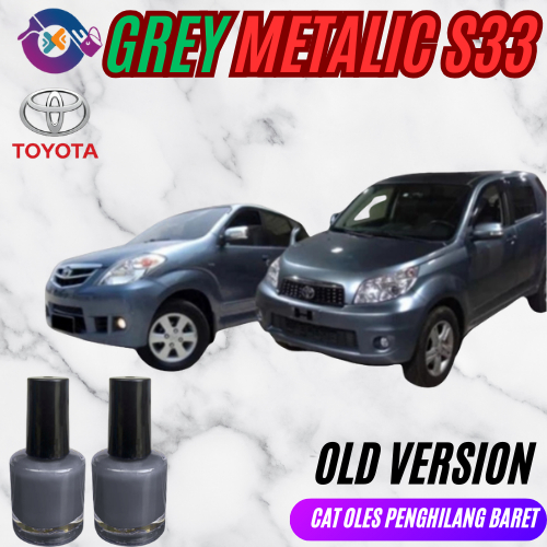 Cat Oles Grey Metalic S33 Toyota Avanza Rush Sirion Old Version Abu Metalik