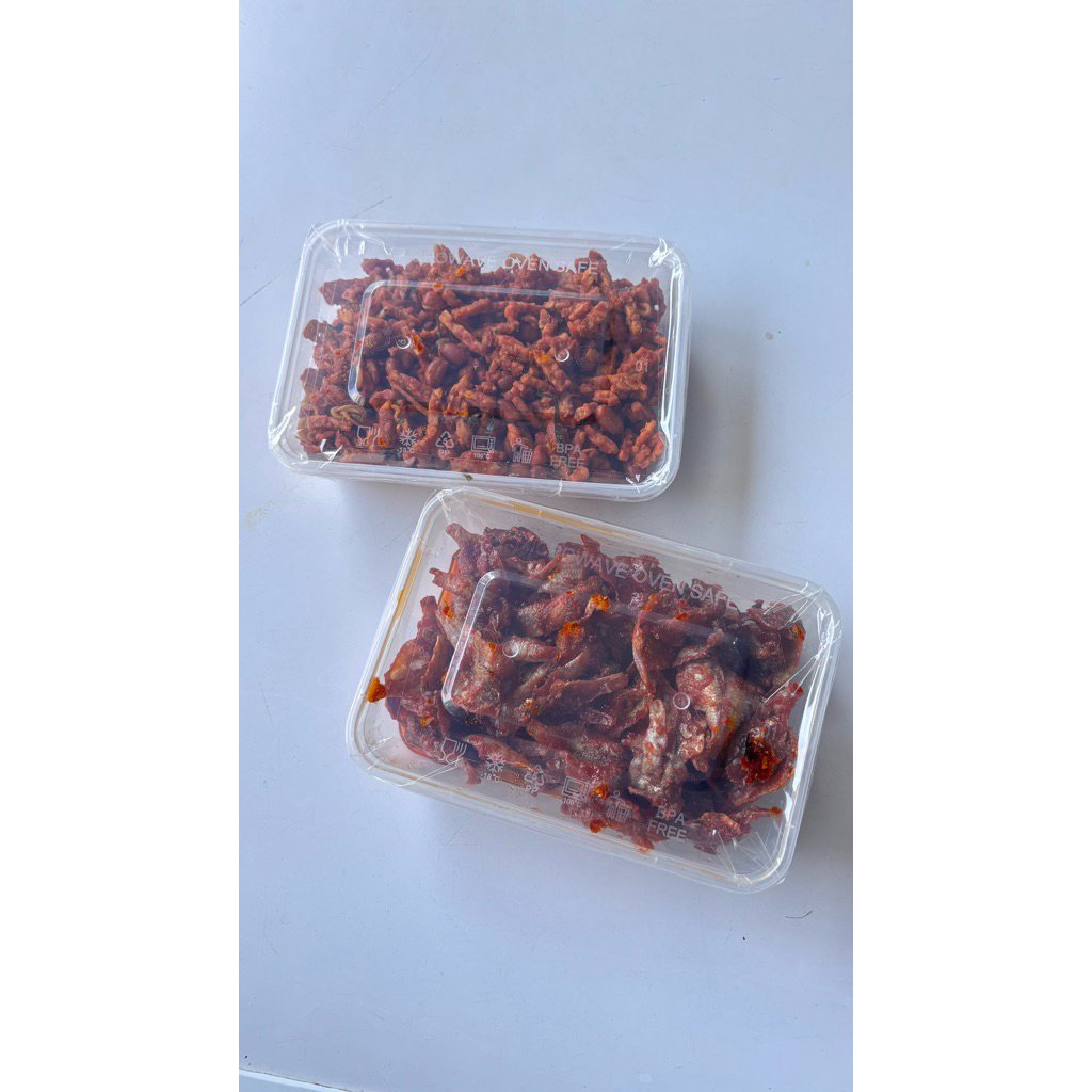 

orek tempe /ikan asin kapasan balado