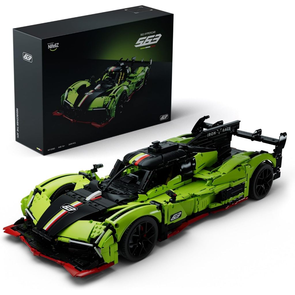 Nifeliz S63 Hypercar Model Building Set, 1:8 Scale
