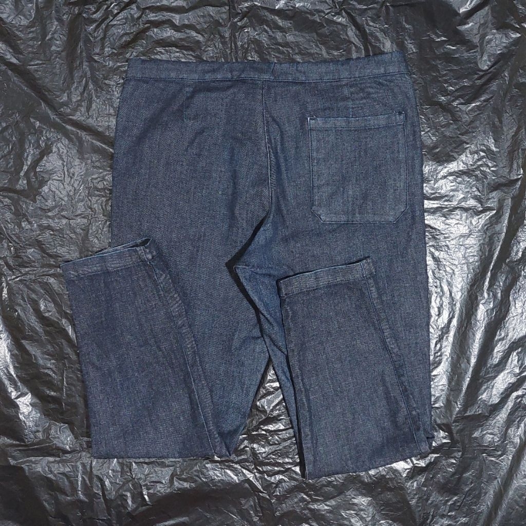 muji denim long pants size 33an adjustable