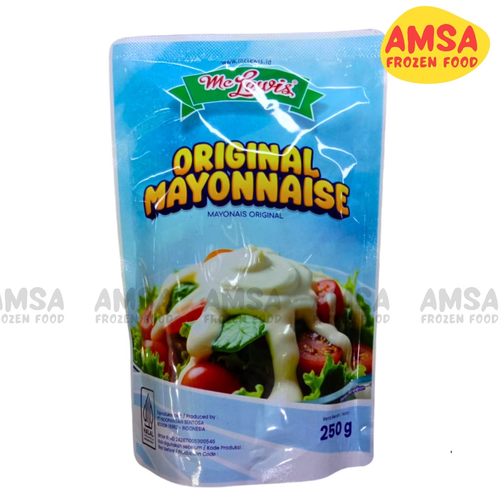 

Mc Lewis Mayonaise Original 250 gr / Saus Mayonais Ori / Saos Mayones Orijinal