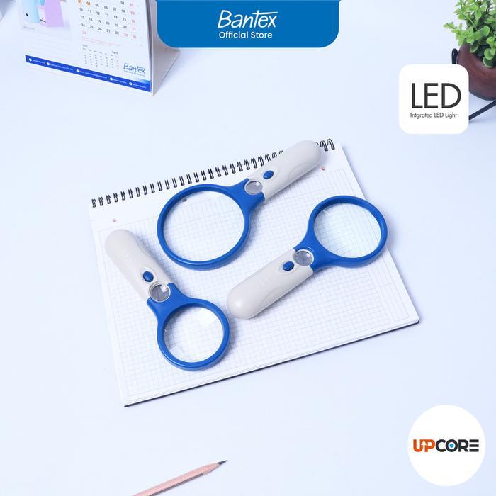 

Bantex 2in1 Kaca Pembesar Lampu LED / Magnifier Hingga 3.3X Untuk Membaca 56mm / 70mm / 85mm BJ260X