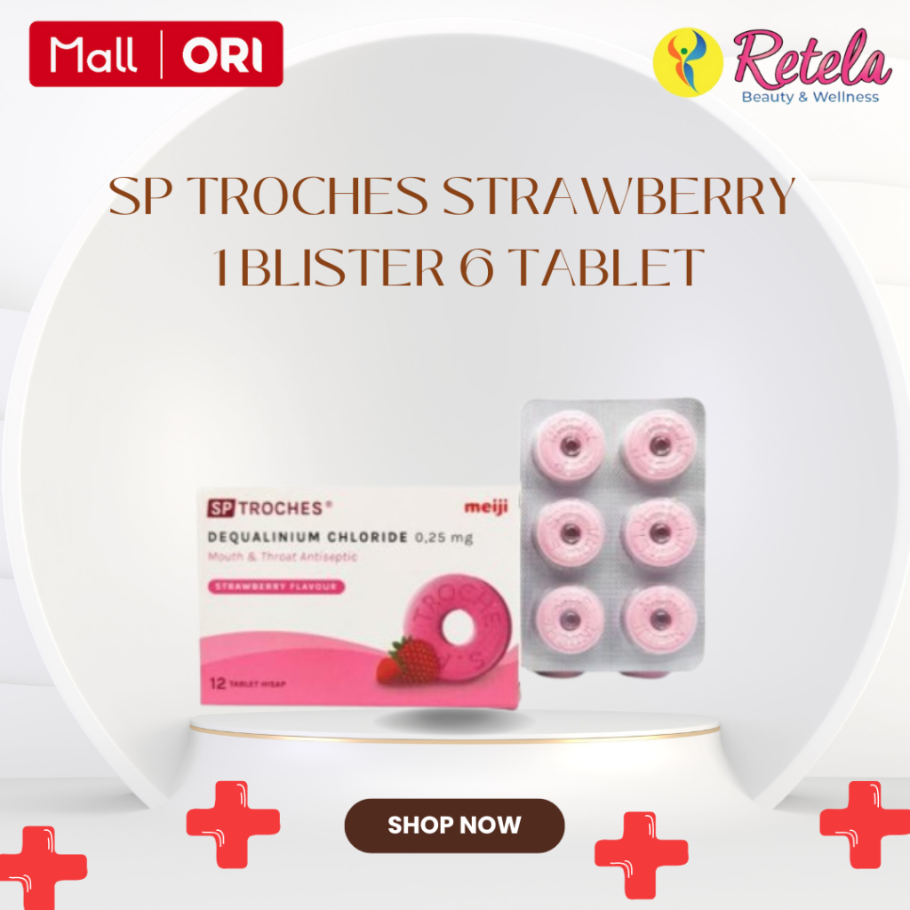 

SP TROCHES STRAWBERRY 1 BLISTER 6 TABLET