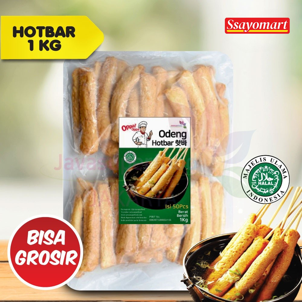 

Oppa Odeng Oden Hotbar Eomuk Korea Fish Cake 1kg Halal