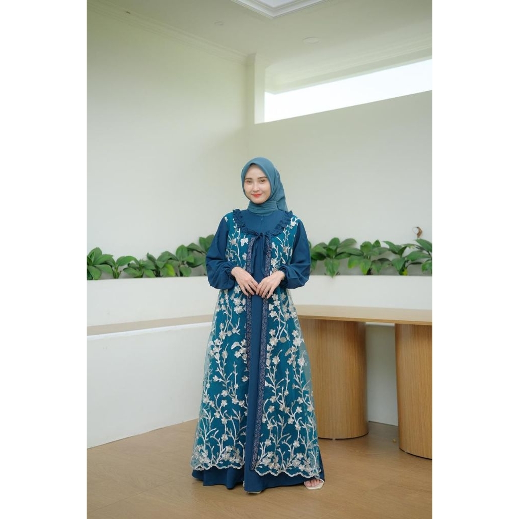 ARUMI DRESS/DRESS BRUKAT/DRESS KONDANGAN/GAMIS BRUKAT