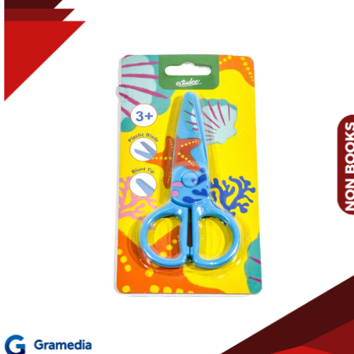 

Gramedia Medan - Gunting Estudee Scissors Kids Plastic Blade 4.75inch Blue Es-Sc087