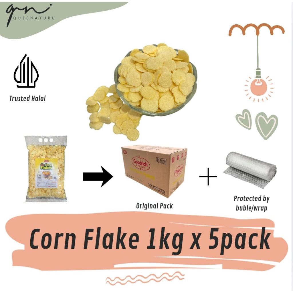 

Corn Flake / Keping Jagung / Jagung Crispy 5KG (Original Packaging)