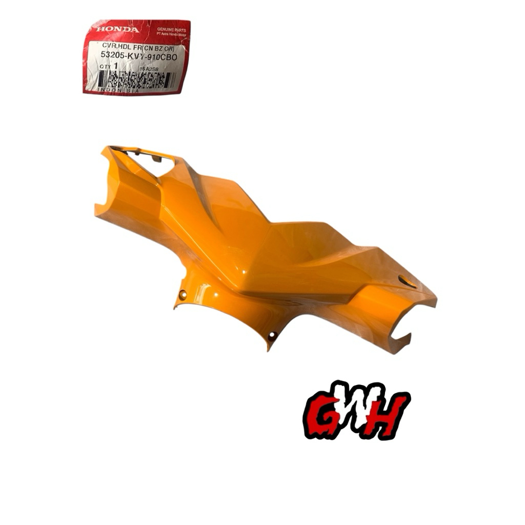 BATOK DEPAN HONDA BEAT KARBU - BEAT LAMA WARNA ORANGE 53205 - KVY - 910CBO ORIGINAL AHM