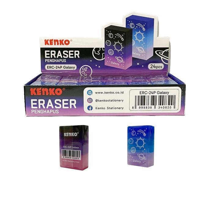 

Penghapus Pensil Kenko ERC-24P Per Kotak Original (Isi 24 PCS) / Penghapus Anak Kenko ERC 24 P Per Kotak