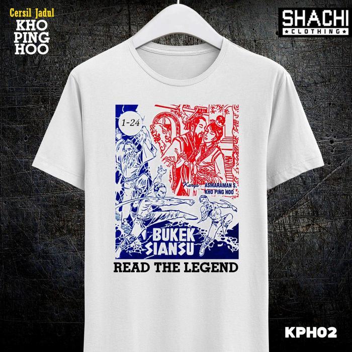 T Shirt Kaos Komik Cersil – KHO PING HOO – KHO PING HO – Cerita Silat Jadul Premium Cotton Combed 24