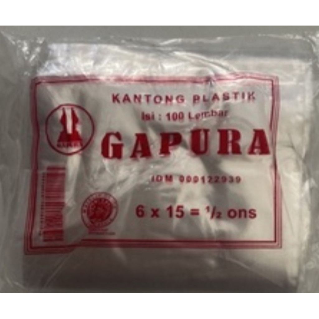 

plastik bening ½ons (6x10cm)