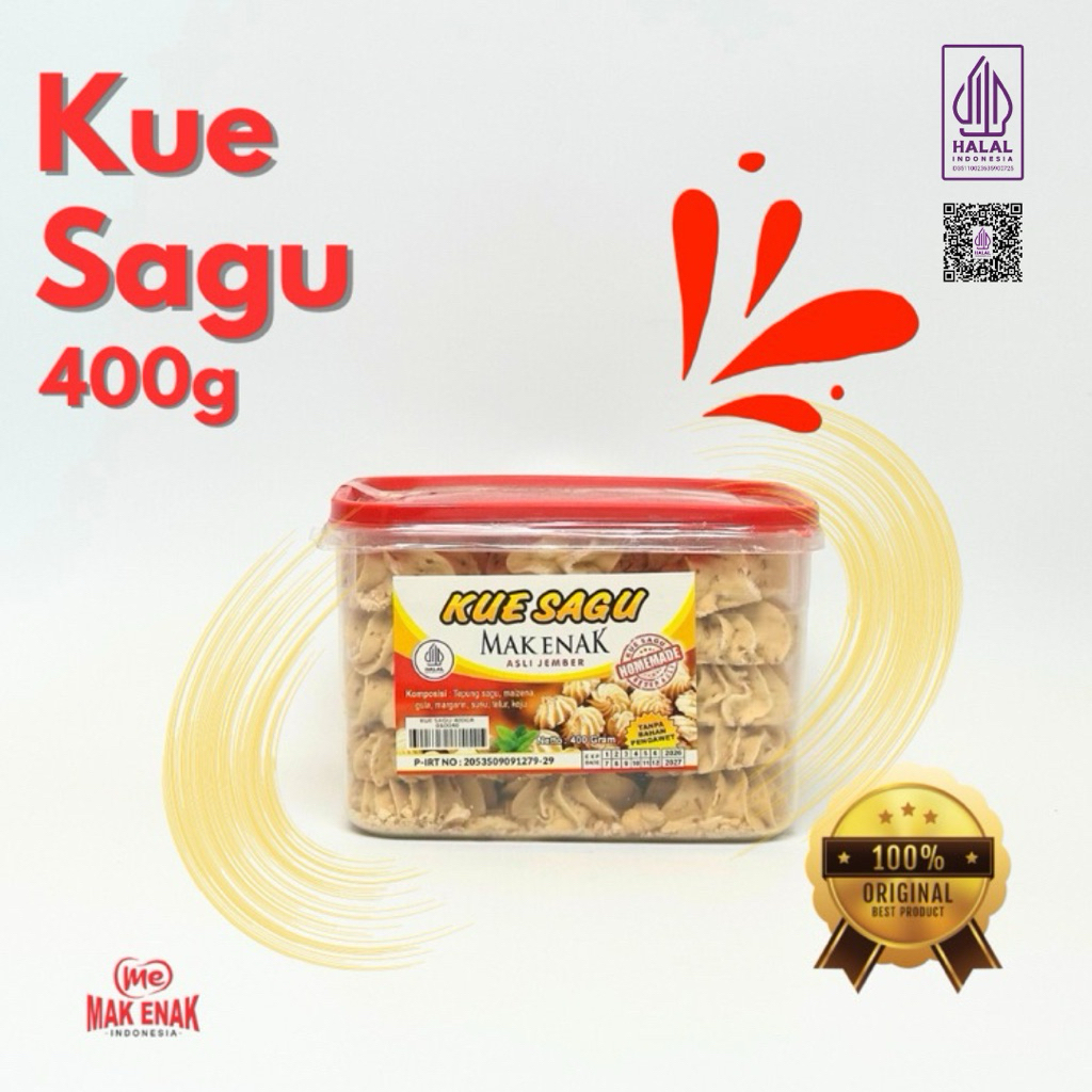

KUE SAGU 400 GRAM | MAK ENAK INDONESIA | MASJID AL FAWWAZ BAROKAH