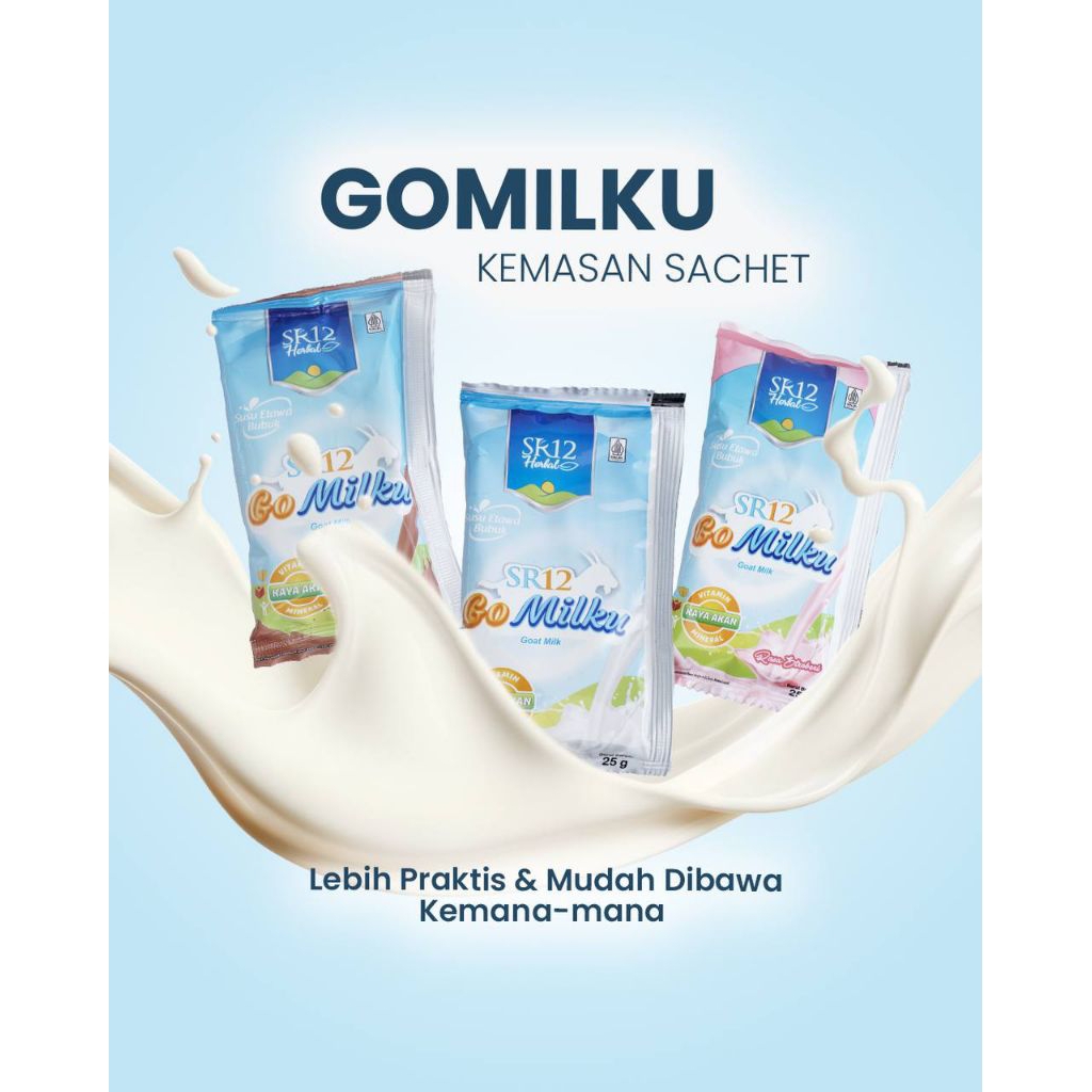 

Tahdzib Shop - GOMILKU SACHET SUSU KAMBING ETAWA PREMIUM SR12 ISI 25 GRAM KEMASAN LEBIH PRAKTIS SR12 CILACAP