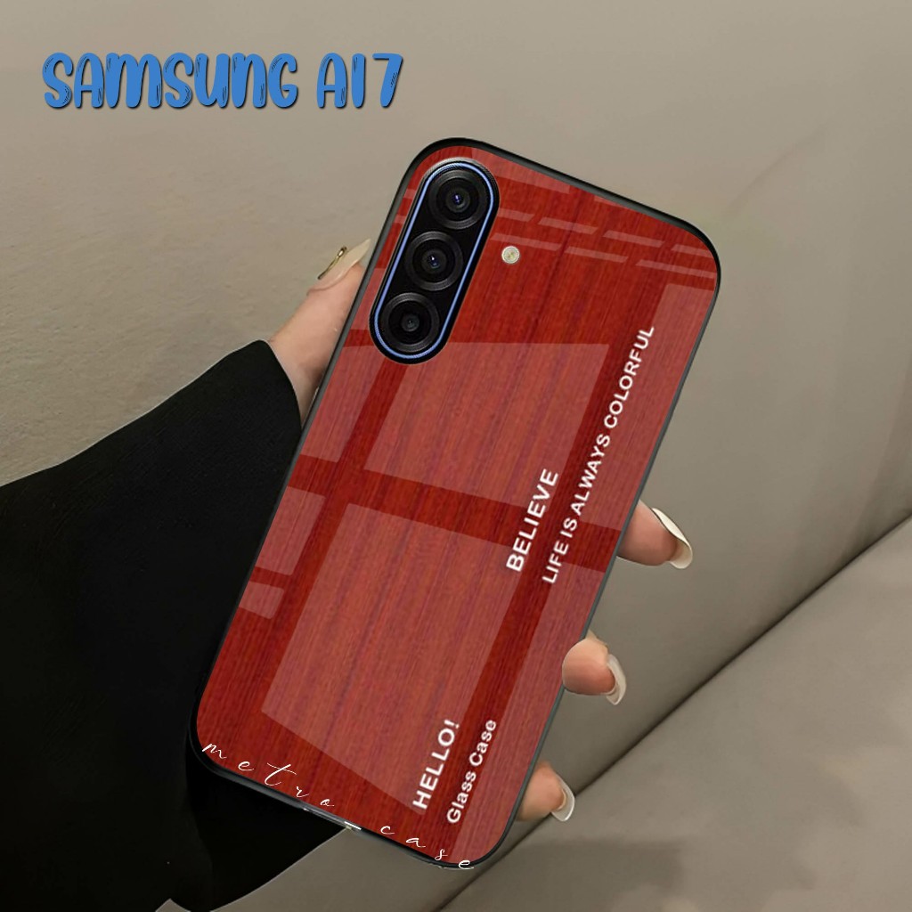 Softcase Glass Kaca Glossy SAMSUNG A17 - SAMSUNG A17 2025 - Case Samsung Terbaru - SAMSUNG A17