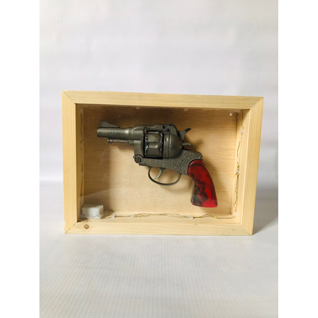 Pajangan Hiasan Pistolan Doblis Metal Made in england