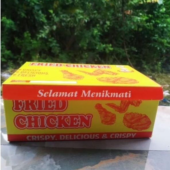 

dus kotak kemasan KFC ( tebal) 50 lembar