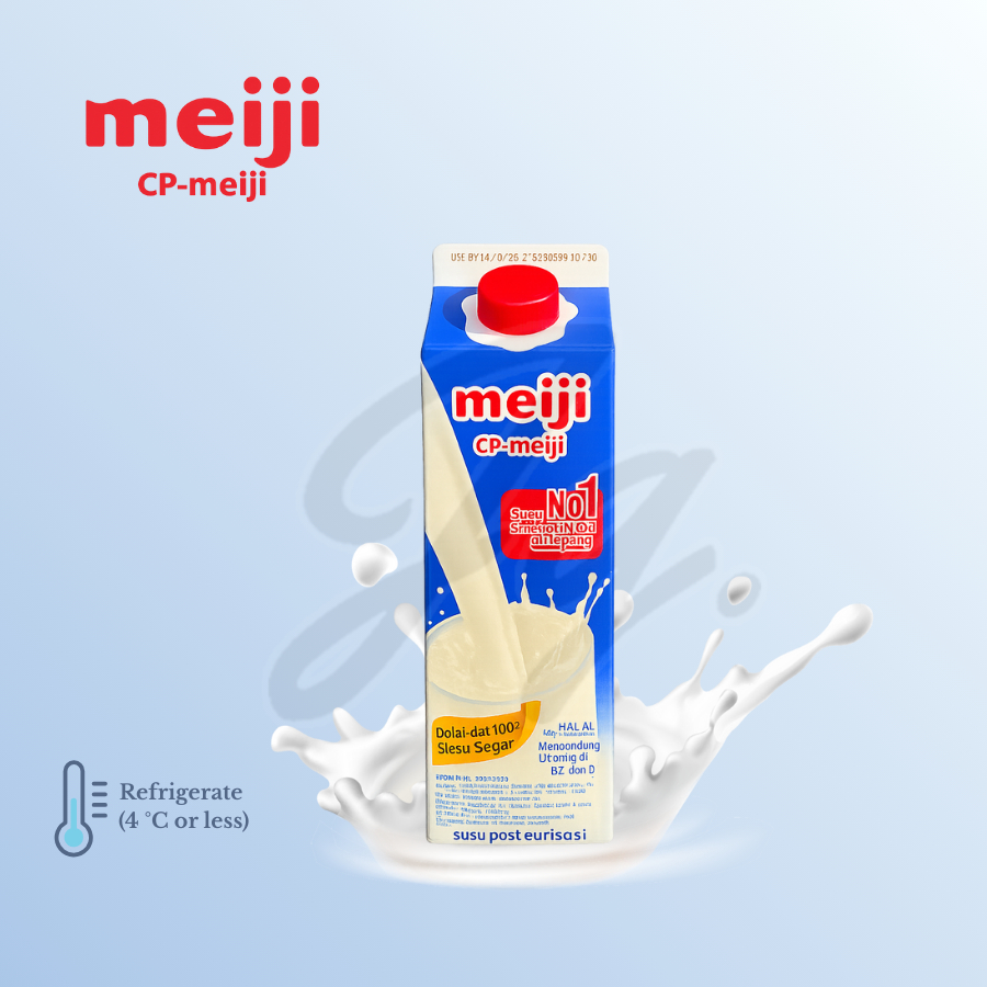 

CP-Meiji Susu Segar 100% Fresh Milk 946ml Blue Pack | Meiji Fresh Milk Susu Segar Pasteurisasi 946ml – Kemasan Biru