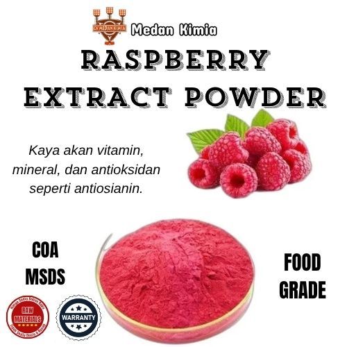 

Fruit Powder Extract Raspberry 100gr / Bubuk Ekstrak Alami Raspberry Campuran Smoothie Jus Sehat