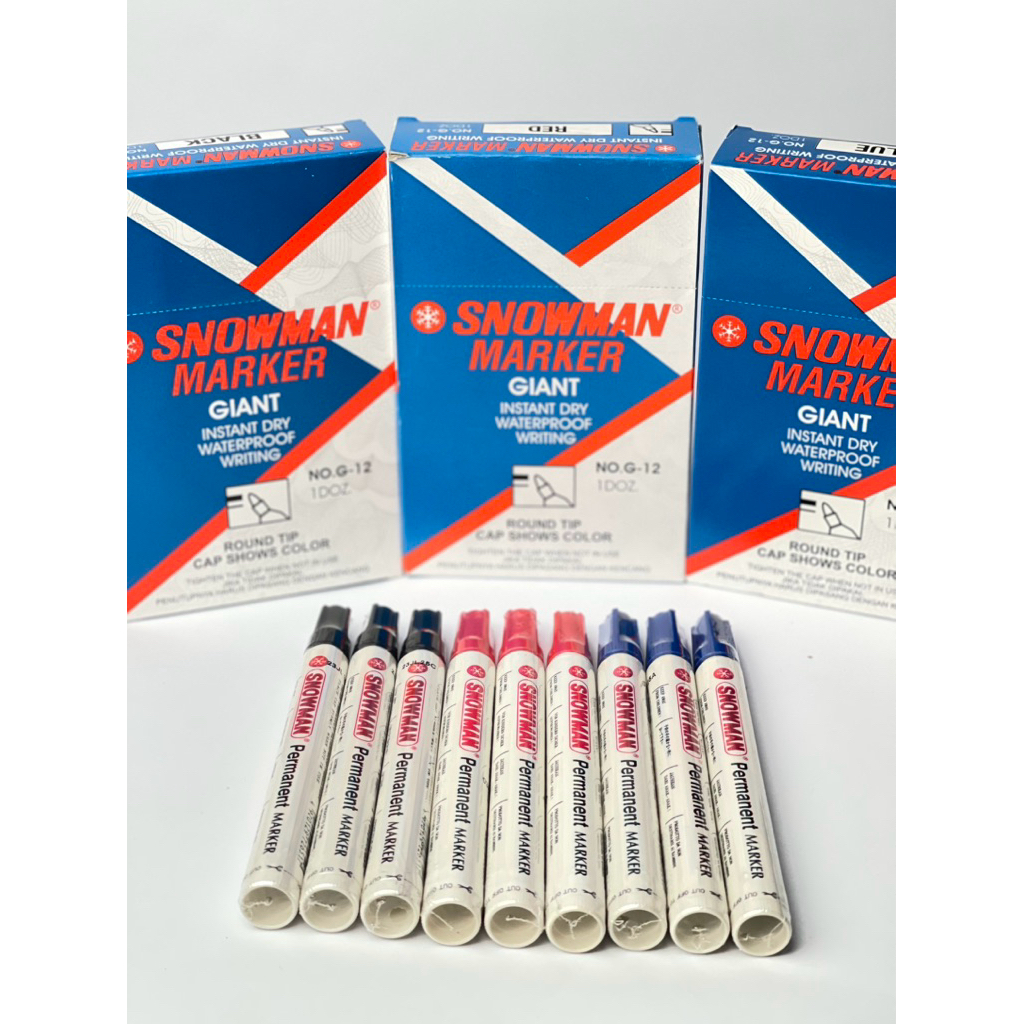 

Spidol Snowman Marker Permanent G-12 (PCS)