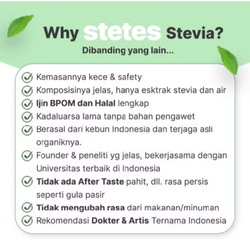 

stetes natural sweetener stevia