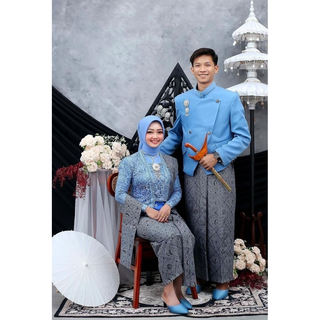 Jarik Sidomukti Abu Abu Keabuan Pengantin Akad Nikah Prewedding