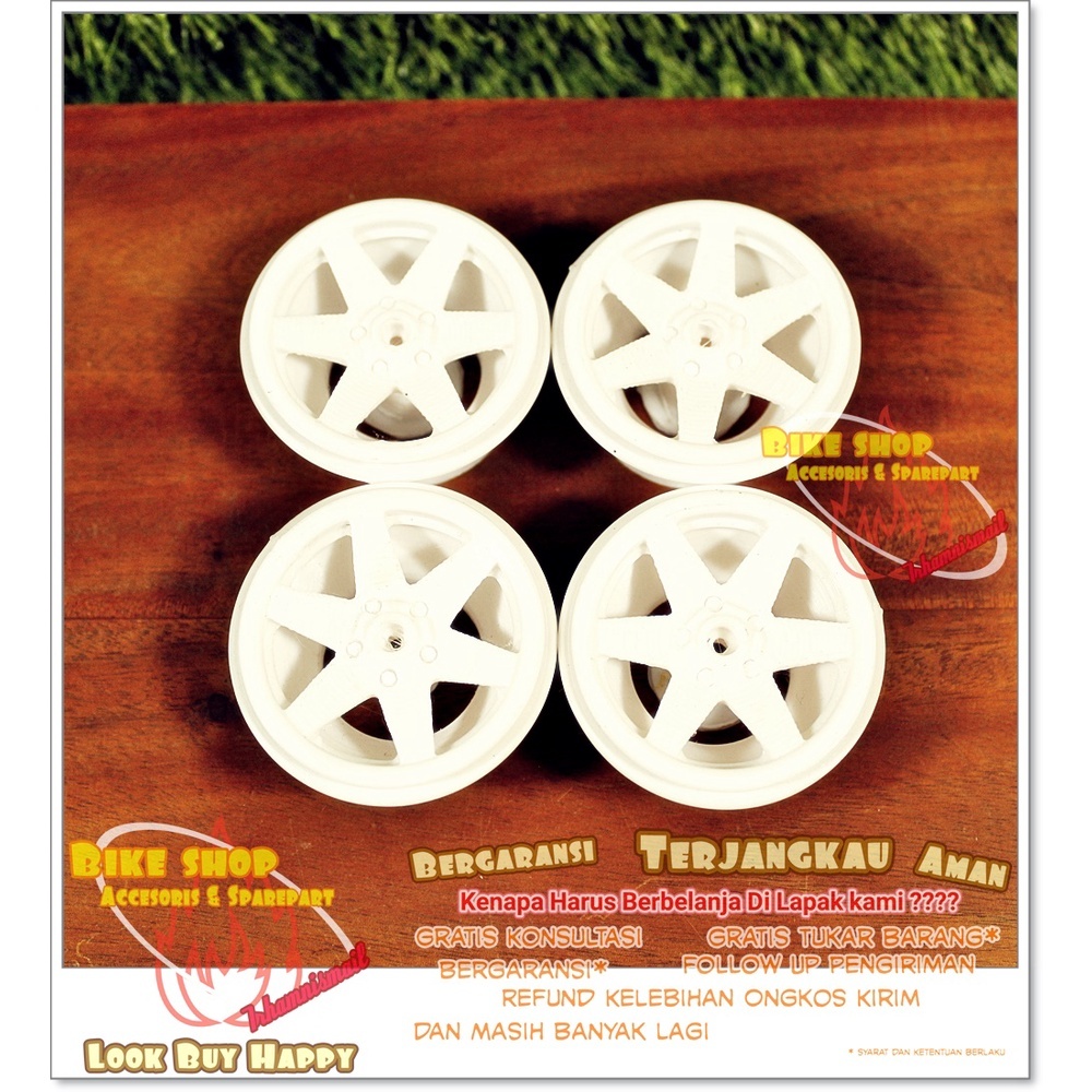 Velg RC offroad v1 hex 5mm wpl mn c14 c24 c44 c34 d90 d99 b16 d99s AKSESORIS RC TERMURAH