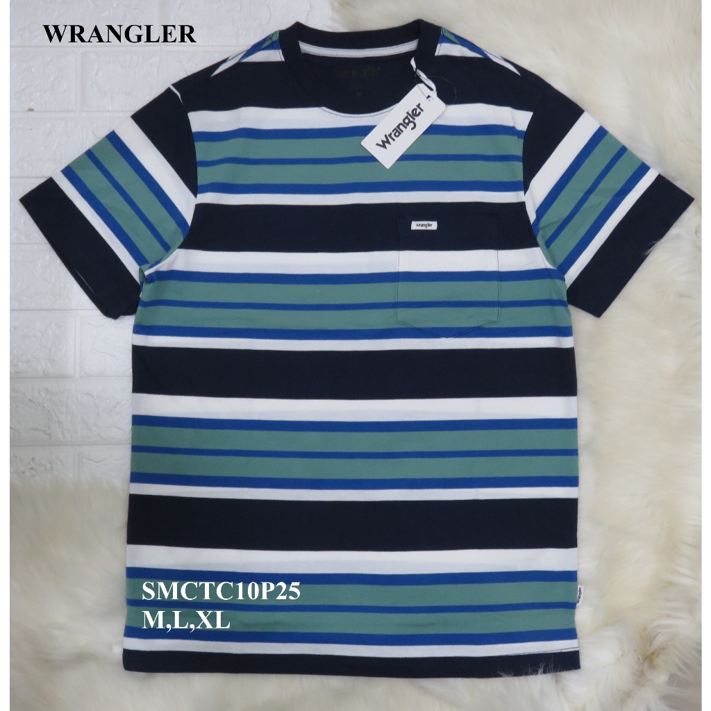 KAOS OBLONG PRIA LENGAN PENDEK BRAND ORI MEREK WRANGLER ART : SMCTC10P25 PRICE Rp.273.900